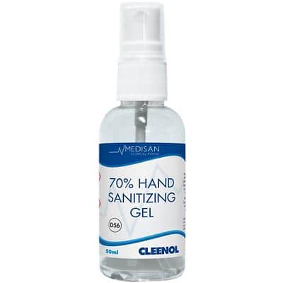 Cleenol Medisan Hand Sanitizing Gel Alcohol Based 50ml