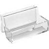 Osco Business Card Holder Acrylic Transparent 9.9 x 5.4 x 6.2 cm