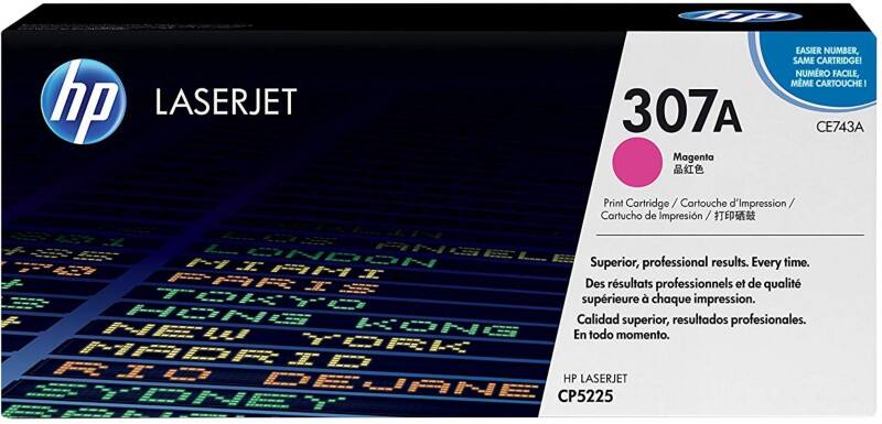 HP 307A Original Toner Cartridge CE743A Magenta