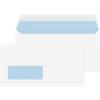 Viking Envelopes with Window DL 220 (W) x 110 (H) mm Adhesive Strip White 90 gsm Pack of 50