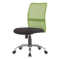 Niceday Basic Tilt Ergonomic Office Chair with Optional Armrest and Adjustable Seat Ness Green & Black