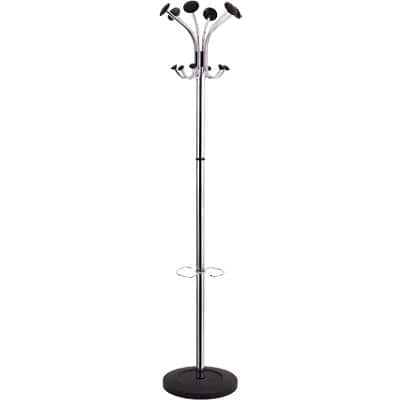 Alba Coat Stand PMCLAS 38 x 350 x 1790mm Chrome