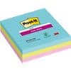 Post-it Miami Super Sticky Notes 101 x 101 mm Assorted Square Ruled 3 Pads of 70 Sheets