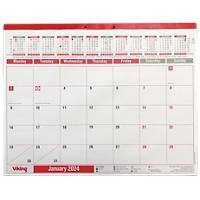 Niceday Desk Calendar 2022 1 Month per page Landscape White English 55 x 43 cm