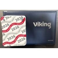 Viking Desk Calendar 2025 1 Day per page 17 (W) x 11 (H) cm Black, White