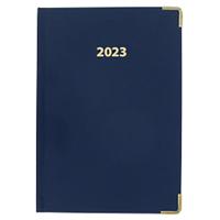 Office Depot Executive Diary 2022 A5 1 Day per page with Appointments Paper Blue