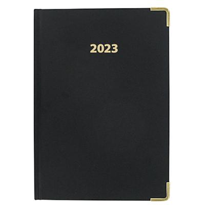 Viking Diary Executive 2023 A5 1 Day per page Paper Black English No