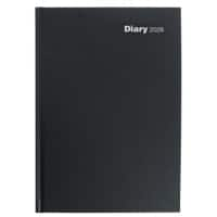 Viking Diary 2025 A5 1 Day per page English Black 5108579