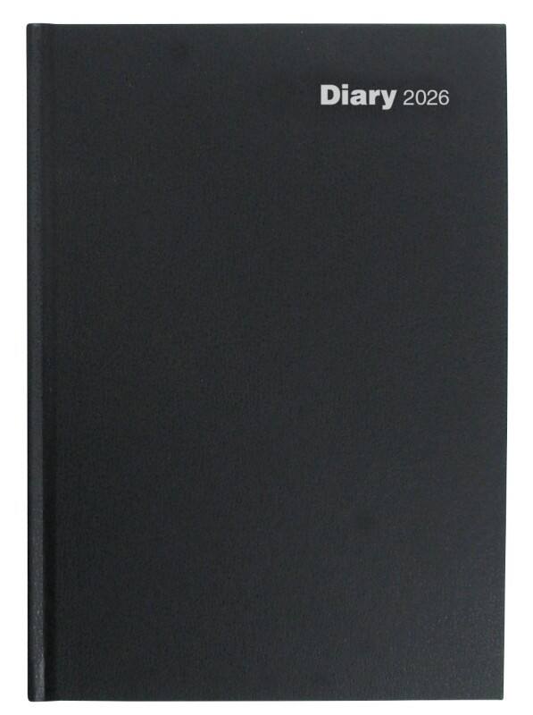 Viking Diary 2026 A5 2 Days per page English Black 5108688