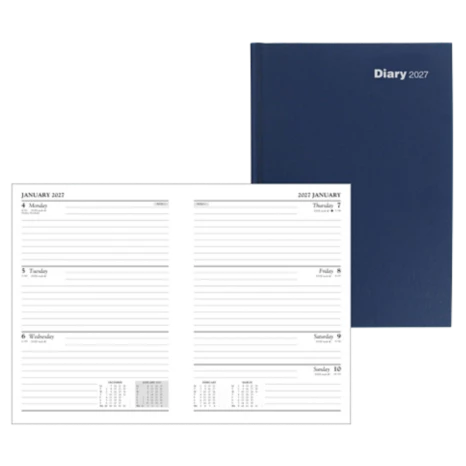 Viking 2027 A5 Diary - Week to View