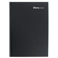 Viking Diary 2025 1 Day per page 21.5 (W) x 30.5 (H) cm Black