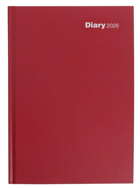 Viking Diary 2026 A4 Week to view Burgundy 5108814