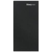 Niceday Diary Landscape 2022 Slimline Week to view Black