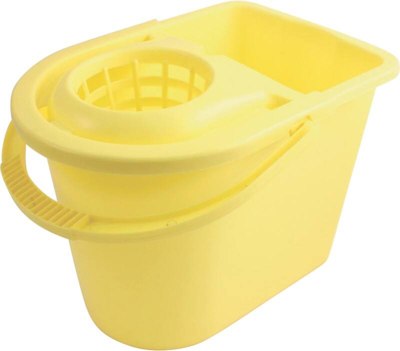 Bentley Bucket with Wringer Plastic Yellow 15L