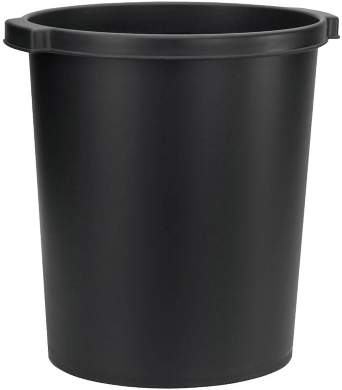 Djois Re-Solution Waste Bin 18 L Black Polypropylene