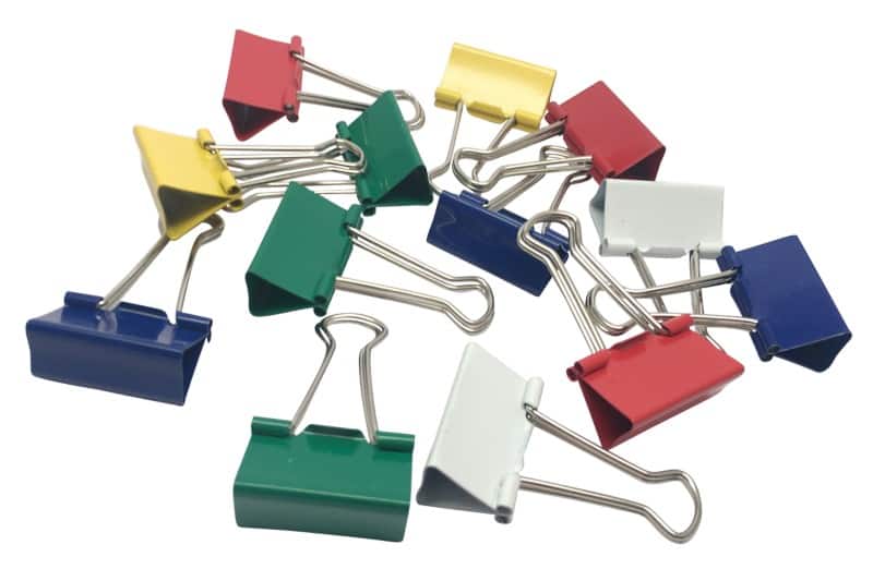 Viking Foldback Clips 32mm Assorted Pack of 50