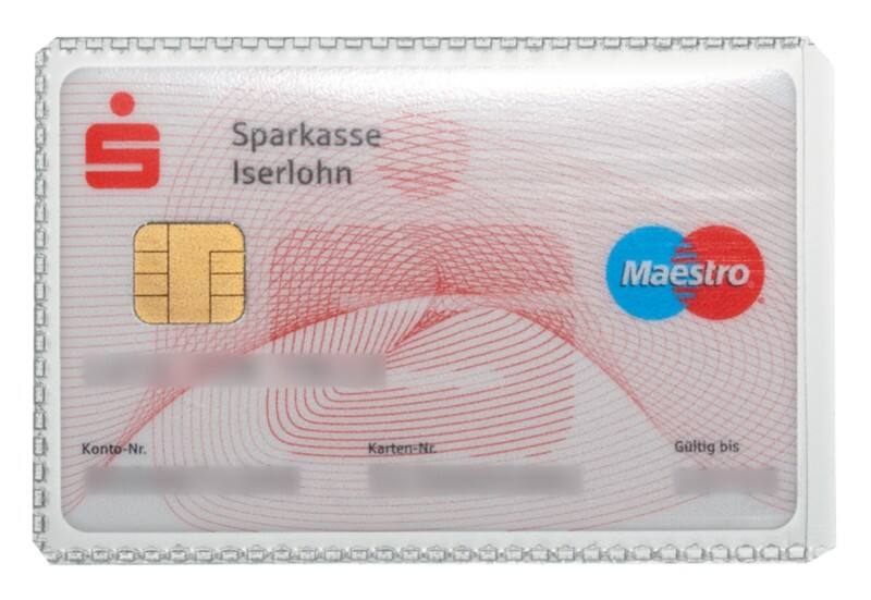 DURABLE Anti Skim Credit Card Holder Transparent Polypropylene 180 Microns Pack of 10