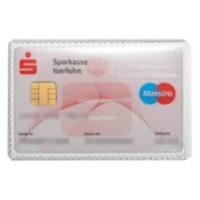 DURABLE Anti Skim Credit Card Holder Transparent Polypropylene 180 Microns Pack of 10