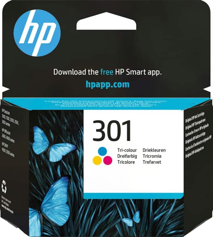 HP 301 Original Ink Cartridge CH562EE Cyan, Magenta, Yellow