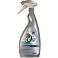 Cif Professional Stainless Steel and Glass Cleaner 750ml