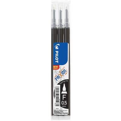 Pilot FriXion Point Rollerball Pen Refill 0.3 mm Black Pack of 3