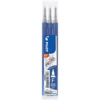 Pilot FriXion Point Rollerball Pen Refill 0.25 mm Fine Blue Pack of 3