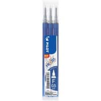 Pilot FriXion Point Rollerball Pen Refill 0.3 mm Blue Pack of 3