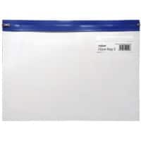 Snopake Zip Lock Bags 12804 A4+ Zip PP (Polypropylene) 37 (W) x 26 (H) cm Blue