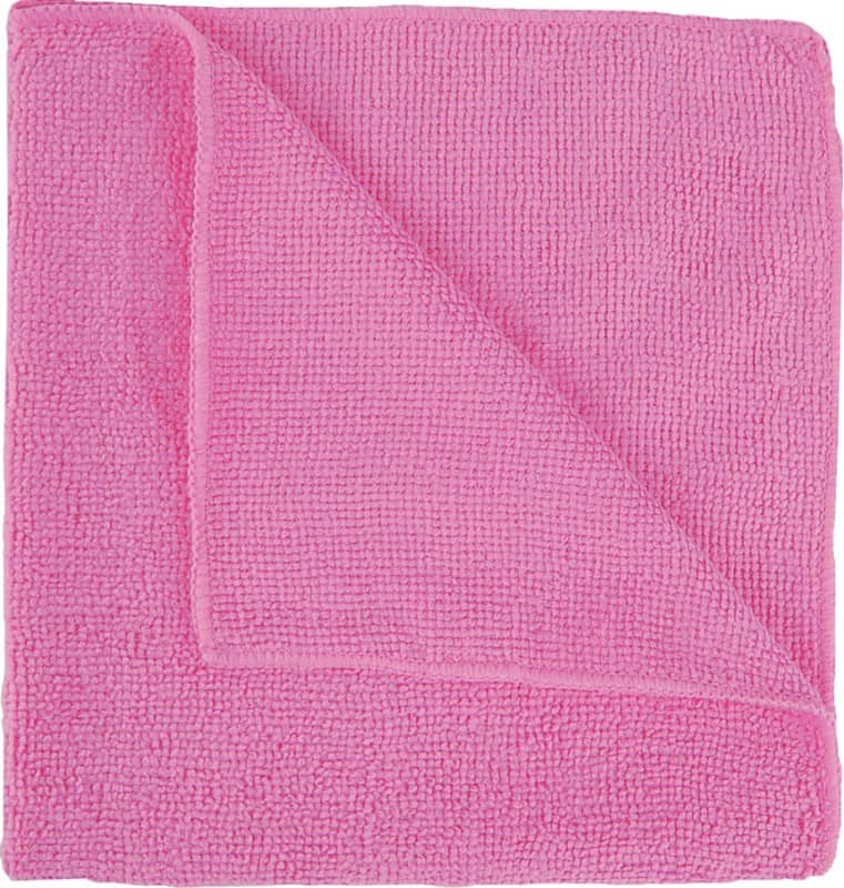 Robert Scott Microfibre Cleaning Cloth Pink 40 x 40 cm Pack of 10
