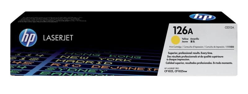 HP 126A Original Toner Cartridge CE312A Yellow