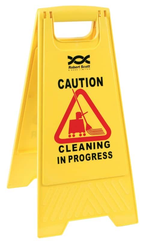 Robert Scott Sign Plastic 30 x 62 cm Wet Floor