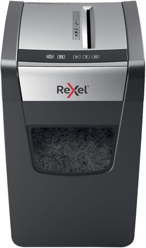 Rexel Momentum Shredder 11 Sheets 10 Sheets Cross Cut Security Level P-4 23 L X410-SL Slimline