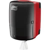 Tork Performance 653008 Centrefeed Dispenser Plastic Black, Red