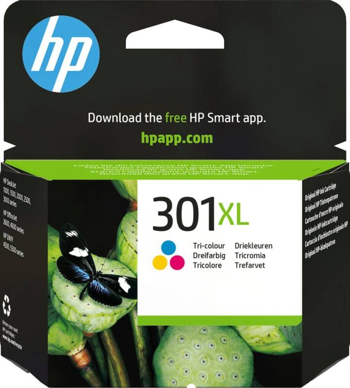 HP 301XL Original Ink Cartridge CH564EE Cyan, Magenta, Yellow