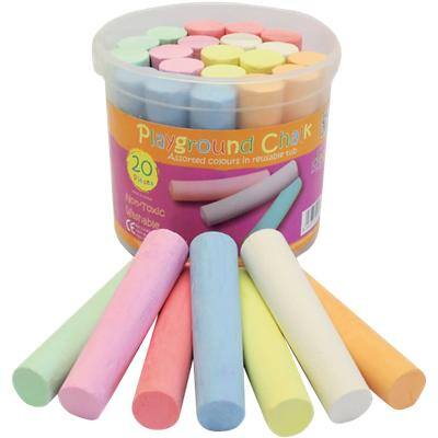 Bright Ideas Chalk BI7980 Assorted Pack of 20