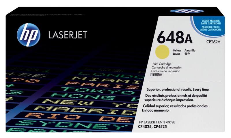 HP 648A Original Toner Cartridge CE262A Yellow