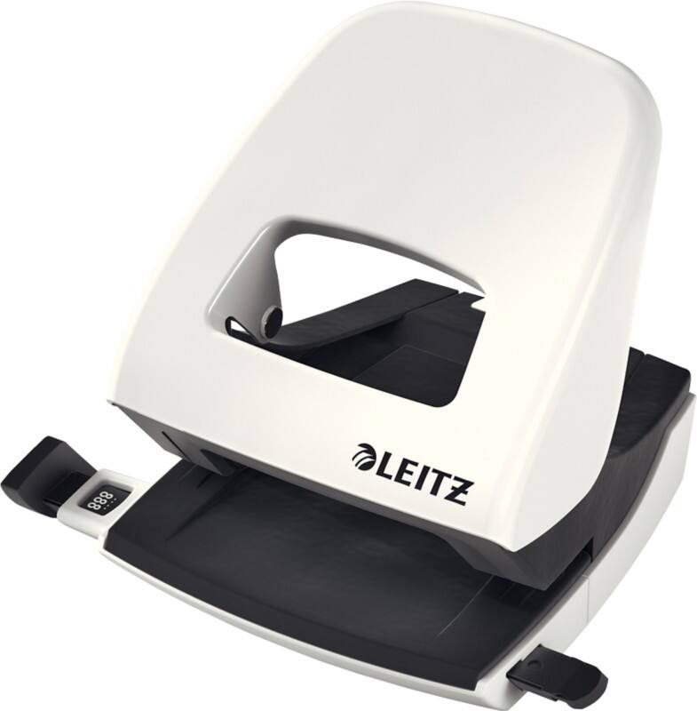 Leitz WOW NeXXt 2 Holes Hole Punch Metal 30 Sheets 5008 White