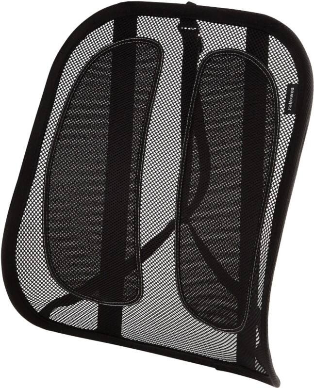 Fellowes Mesh Back Rest Fabric Office Suites Black