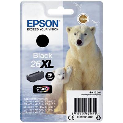 Epson 26XL Original Ink Cartridge C13T26214012 Black