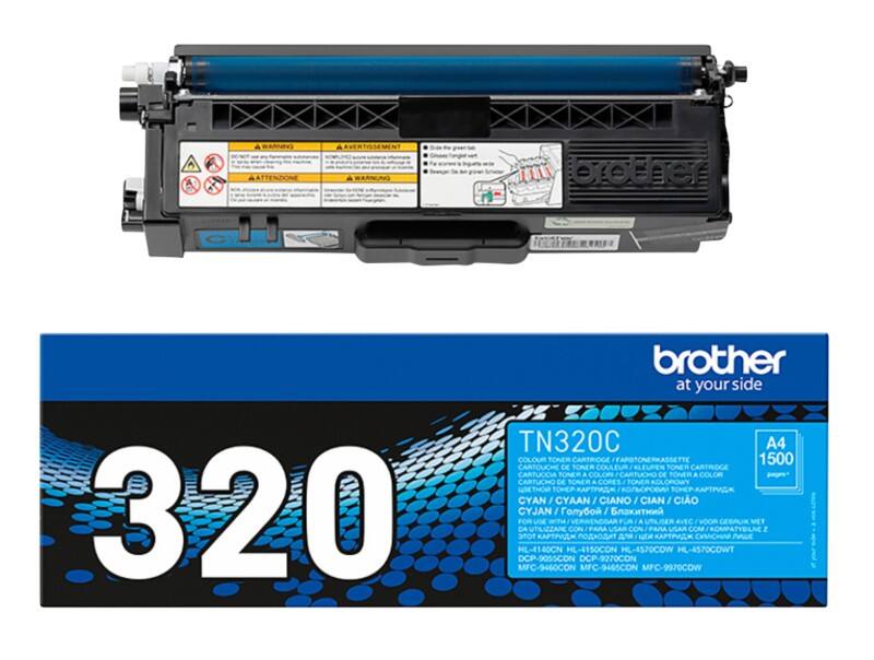Brother TN-320C Original Toner Cartridge Cyan