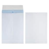 Premium Secure Non Standard Gusset Envelopes 250 x 350 mm Peel and Seal Plain 125 gsm White Pack of 20