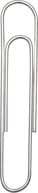 Viking Paper Clips Round 50mm Silver Pack of 100