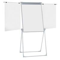 Office Depot Freestanding Flipchart Easel with Adjustable Height Management 70 x 100cm Silver