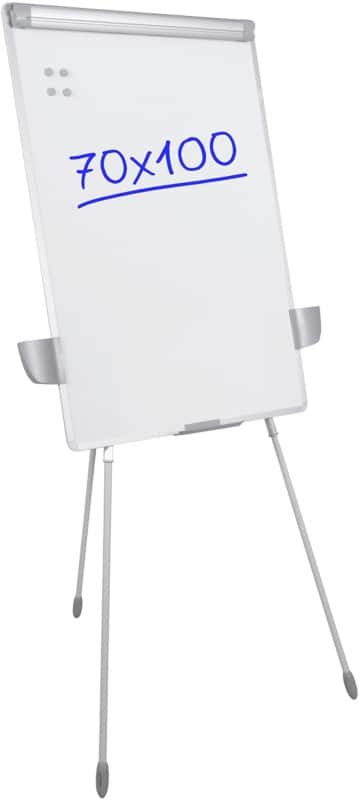 Viking Magnetic Flipchart Easel, Adjustable Tripod