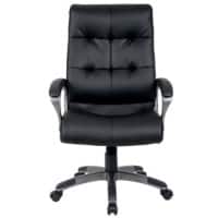 Realspace Maine Executive Chair Basic Tilt Bonded leather Fixed Armrest Height-adjustable Seat Black 110 kg 670 x 705 mm