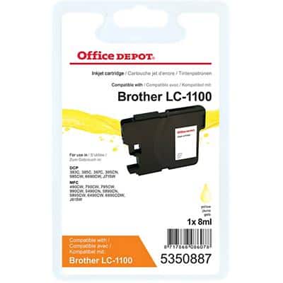 Office Depot Compatible Brother LC1100Y Ink Cartridge Yellow