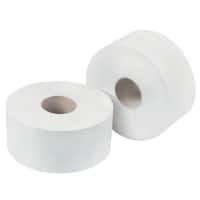 Unbranded Recycled Toilet Roll 2 Ply 6.323 12 Rolls
