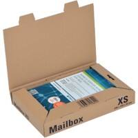 ColomPac Postal Box Mail-Box XS Brown 250 (W) x 158 (D) x 39 (H) mm