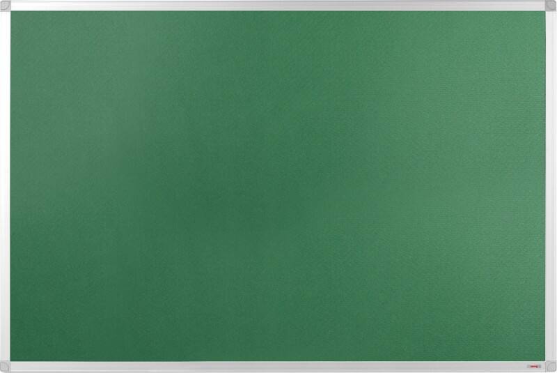 Viking Felt Noticeboard Non Magnetic Wall Mounted 120 (W) x 0.81 (D) x 90 (H) cm Aluminium Green