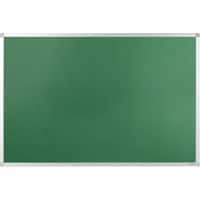 Viking Felt Noticeboard Non Magnetic Wall Mounted 120 (W) x 0.81 (D) x 90 (H) cm Aluminium Green